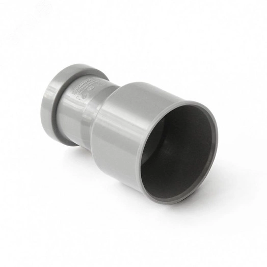 Переход на чугунную трубу с муфтой (Полипропилен) 110/124