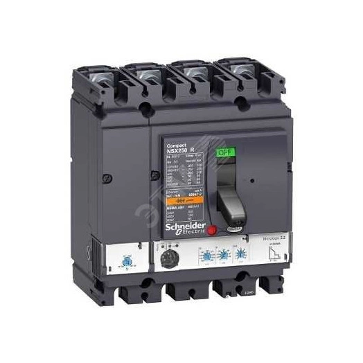 Выключатель автоматический силовой в литом корпусе для промышленного электроснабжения