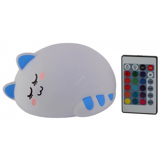 Светильник настольный  NLED-415-2W-BU белый с синим ЭРА