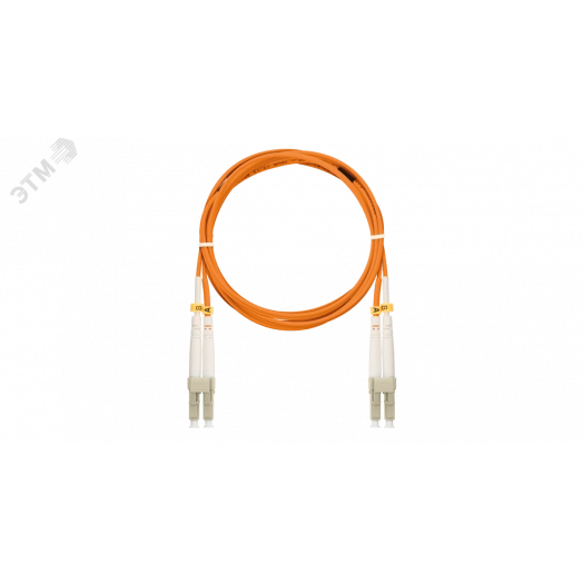 Шнур оптический соединительный MM 50/125 OM2 LC/UPC-LC/UPC двойной LSZH 2мм оранжевый 3м