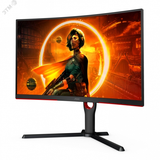 Монитор 27'' VA, 2560х1440, 300 КМ/м2, 1000:1, 4мс, HDMIх2, DP, USB-Hub, Speakers, изогнутый