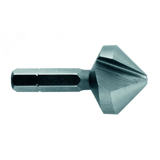 Бита-зенковка коническая No 7000B, DIN 335 C, HSS, 90 град, тип C, d 12.4 мм, 3 канавки, хвостовик шестигранный 1/4''