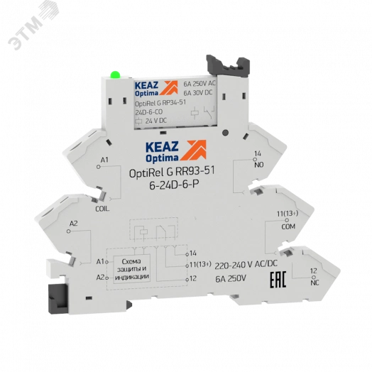 Релейный модуль OptiRel G RM38-61-48U-6-P-CO