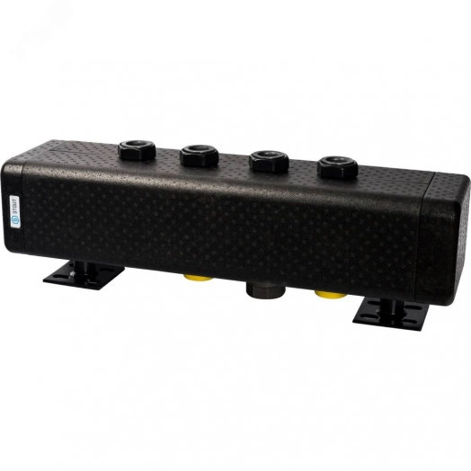 Коллектор распределительный стальной 2 отопительных контуратеплоизоляция DN32