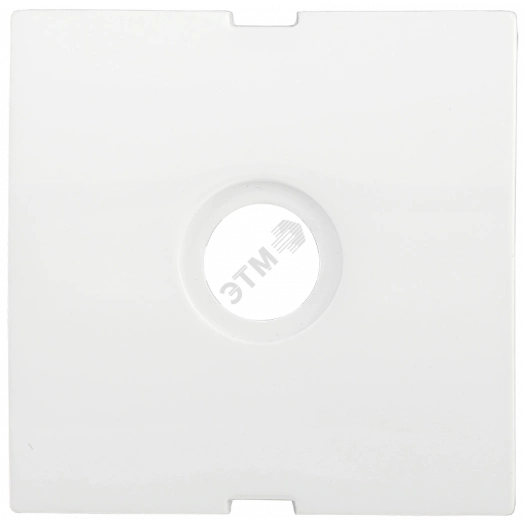 Накладка TV проходная/оконечная BOLERO белый