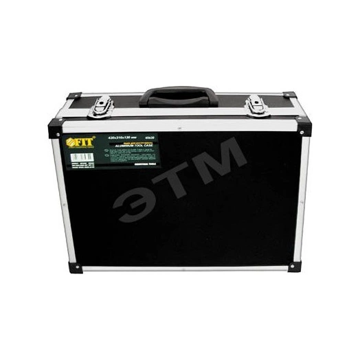 Ящик для инструмента алюминиевый (43 x 31 x 13 см) черный