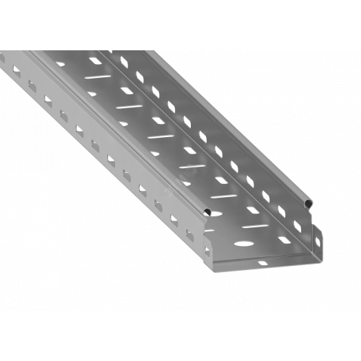 Лоток перфорированный 300х50 L=3м S=1,0мм гор.оцинк.