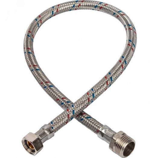 Подводка гибкая для воды НР 1/2' х ВР 3/8'  длина 60 см