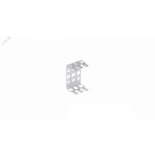 Кронштейн настенный на 3 плинта металлический (упаковка 2шт)