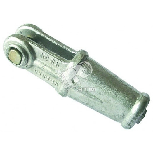 Зажим натяжной клиновой для крепления стальных канатов НКК-1-1Б (клин N2)