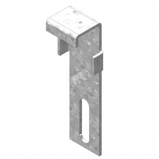 Держатель крышки регулируемый, высота - 155 мм, ширина - 40 мм, длина - 35 мм, кратность - 1шт, I6 - Нержавеющая сталь (316)