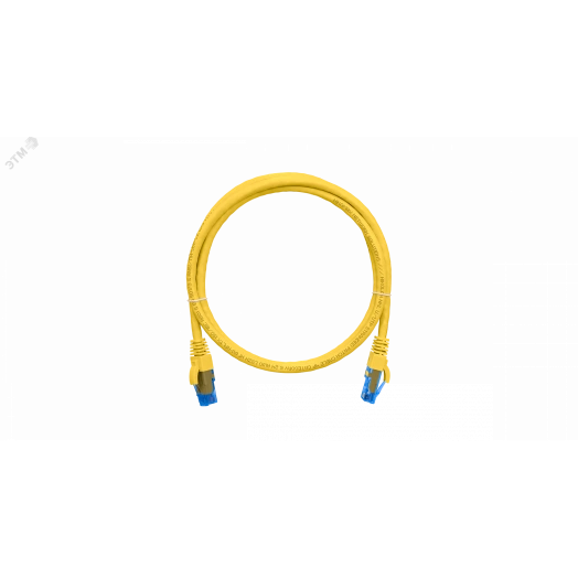 Патч-корд U/UTP 4 пары Cat 6 2хRJ45/8P8C T568B 7х0205мм LSZH желтый 5м