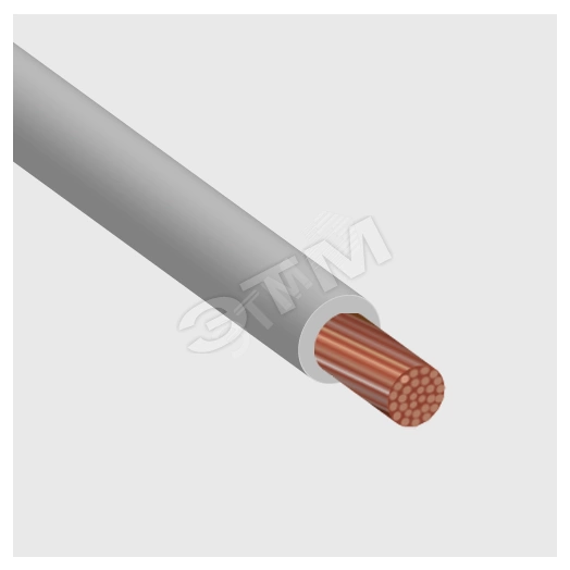 Провод силовой ПуГВ 1х185 серый