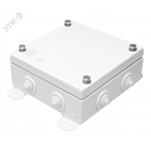 Коробка монтажная огнестойкая КМ-О (16к-6,0)-IP55 1515, корпус из оцинкованной стали, количество вводов 8
