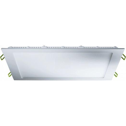 Светильник светодиодный ДВО-24w 4000К 1600Лм квадратный slim белый