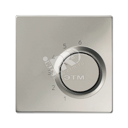 Крышка для регулятора температуры воздуха помещений  благородная сталь