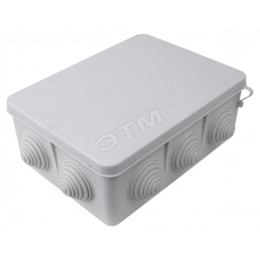 Коробка распределительная 244х171х74мм (внут.     размер 190x140x70мм)  IP55 в индивидуальной       упаковке