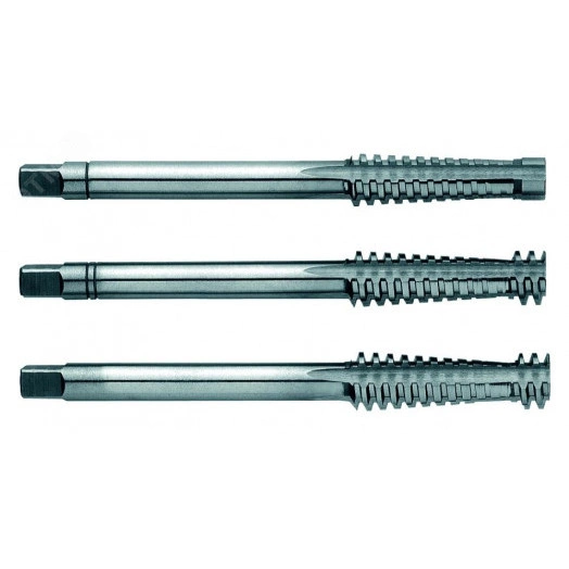 Набор метчиков ручных No 1400 HSS, 3 пр., Nr.1/Nr.2/Nr.3, TR 22 x 5