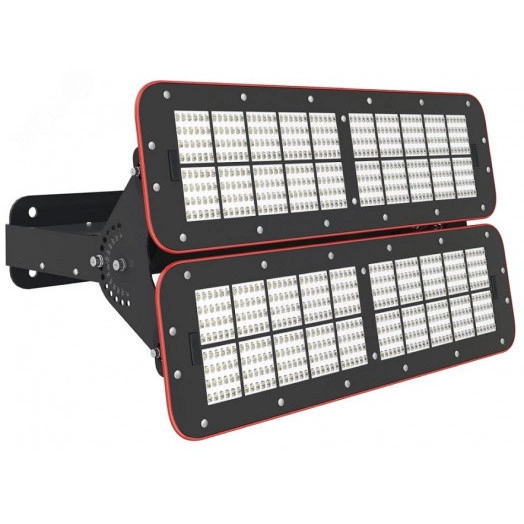 Прожектор LED УРАН ПРОМ (СБУ) 480Вт 67200Лм КСС Асимметричная1 5,0К прозрачный рассеиватель IP67 (LE-СБУ-66-480-6554-67Х)