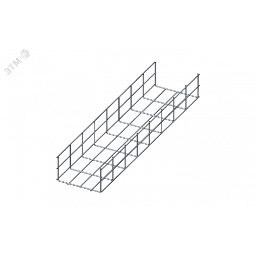 Лоток проволочный прямой усиленный диаметр проволоки 5 мм  ППУ5.200.105.3000.10.2