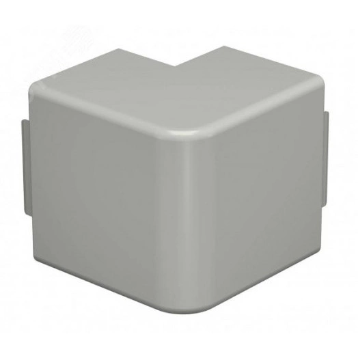 Крышка внешнего угла кабельного канала WDK 60x90 мм (ПВХ, серый)
