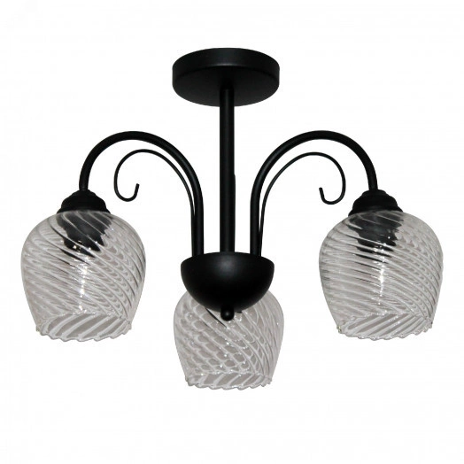 Светильник Берта 131 черн.муар (Плафон 8270) НСБ 01-3х60-158 Е27 ИУ