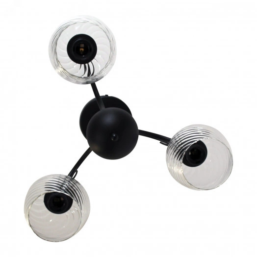 Светильник Берта 131 черн.муар (Плафон 8270) НСБ 01-3х60-158 Е27 ИУ