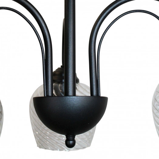 Светильник Берта 131 черн.муар (Плафон 8270) НСБ 01-3х60-158 Е27 ИУ