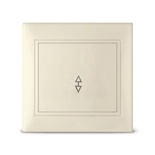 Выключатель Севиль 1 клавиша проходной слоновая кость (ivory)