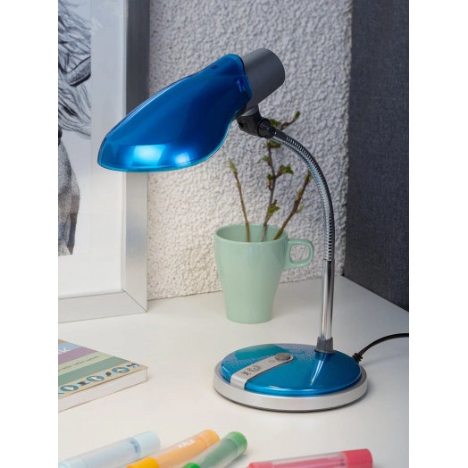 NE-301-E27-15W-BU Светильники настольные ЭРА наст.светильник NE-301-E27-15W-BU синий
