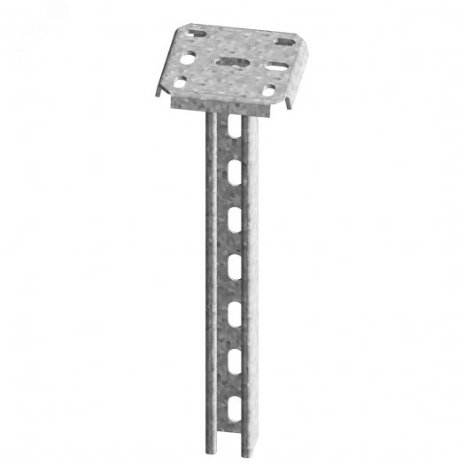 Стойка потолочная одинарная, длина - 200 мм, кратность - 1шт, PE - Сталь с порошковым покрытием (окрашенная)