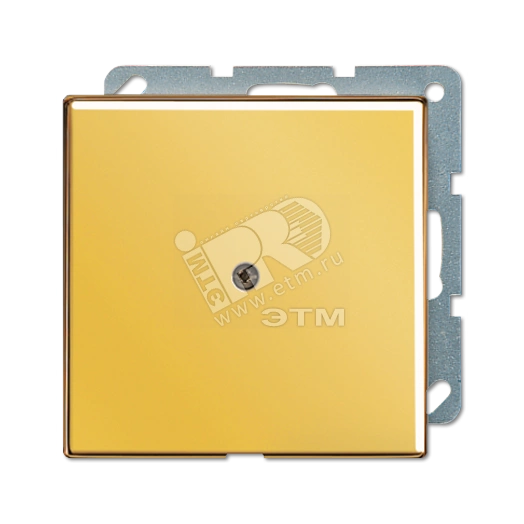 Подсоединитель провода с разгрузкой натяжения  металл цвета золота