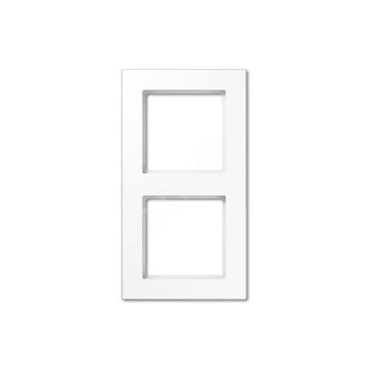 Рамка 2-я для горизонтальной/вертикальной установки  Серия- ACreation  Материал- термопласт. Цвет- белый