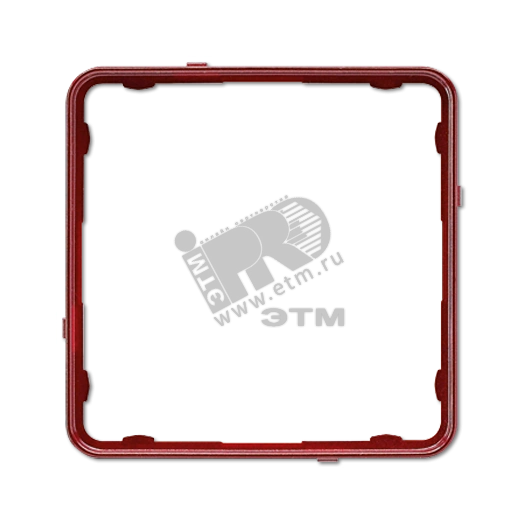 Рамка внутренняя цветная красный металлик