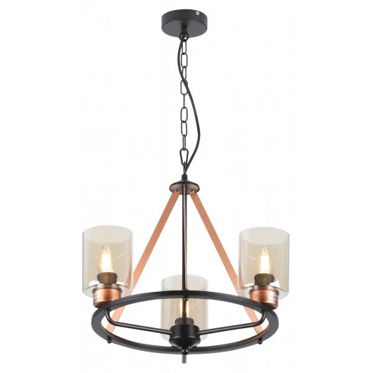 Люстра  Rivoli Lilo 2139-203 3 * Е27 40 Вт классика