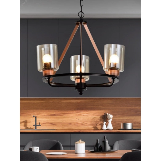 Люстра  Rivoli Lilo 2139-203 3 * Е27 40 Вт классика