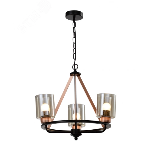 Люстра  Rivoli Lilo 2139-203 3 * Е27 40 Вт классика