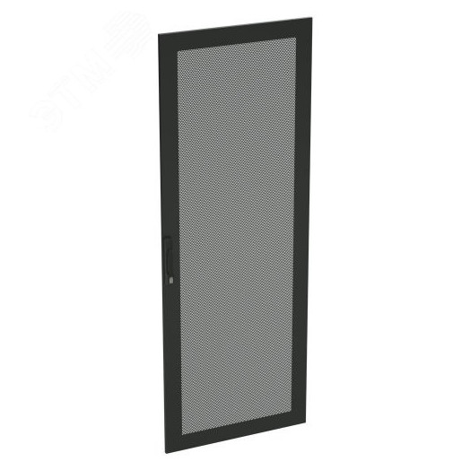 Дверь одностворчатая перфорированная для шкафов IT CQE 38U шириной 800 мм черн