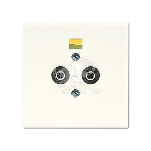 Розетка штепсельная для выравнивания потенциалов  слоновая кость