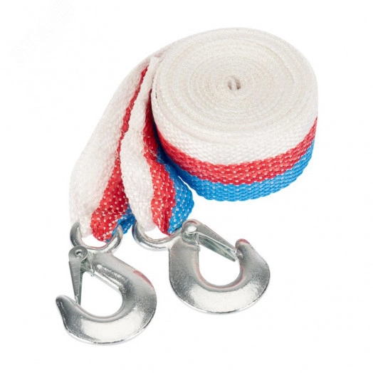 Трос буксировочный  3.5 т, 5 м, с двумя крюками, в чехле