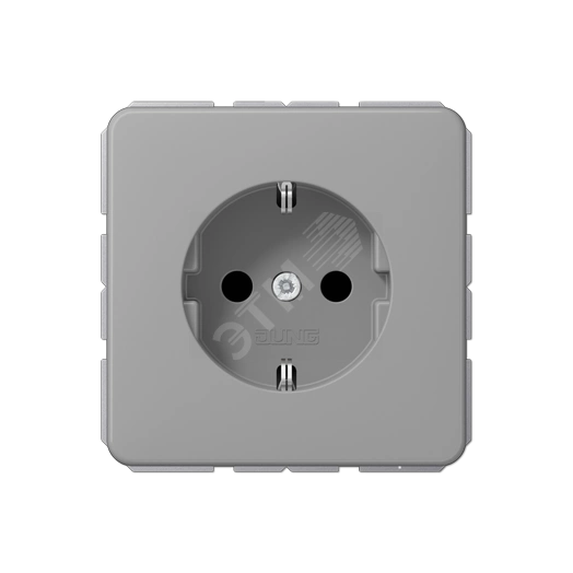 Розетка штепсельная SCHUKO 16A 250V серая