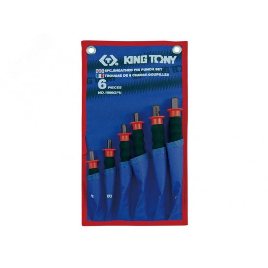 Набор выколоток с протектором, чехол из теторона, 6 предметов