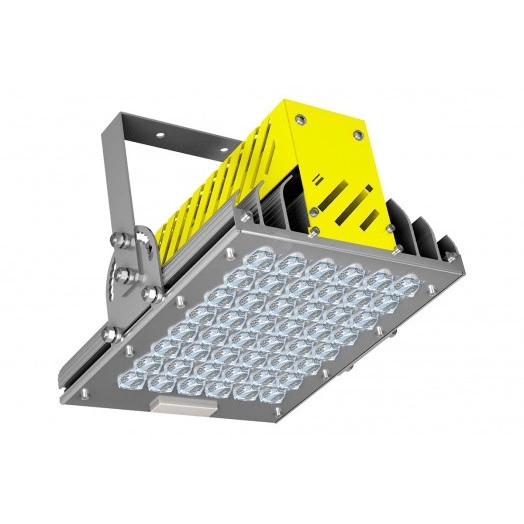 Светильник LED КЕДР EX (СБУ) 75Вт 9100Лм 5,0К КСС Д прозрачный рассеиватель IP67 на скобе с регулировкой угла наклона
