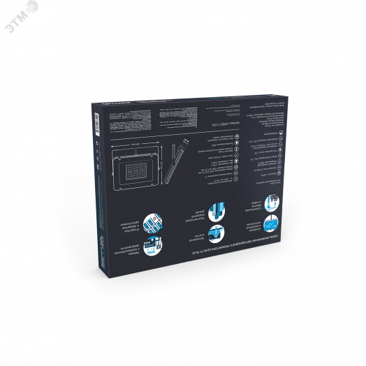 Прожектор светодиодный ДО-150 Вт 18000 Лм 6500К 175-265 В IP65 графитовый LED Qplus Gauss