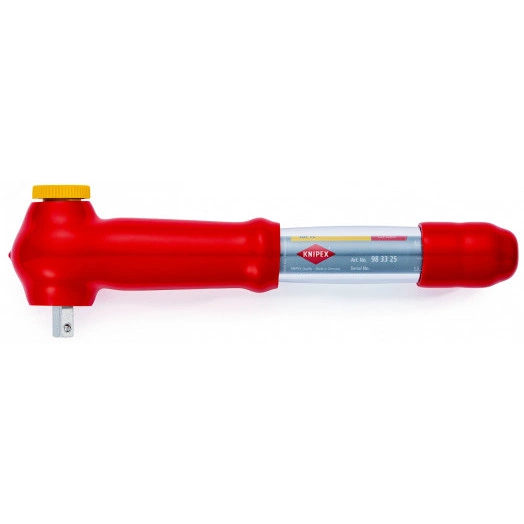 Ключ  динамометрический VDE 1000V DR 3/8 5 - 25 Н·м L-290 мм диэлектрический KN-983325