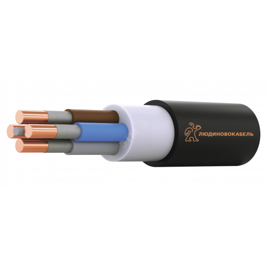 Кабель силовой ВВГнг(А)-FRLS 4Х10(ок) (N)-1 однопроволочный