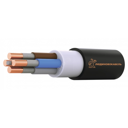 Кабель силовой ВВГнг(А)-FRLS 4Х10(ок) (N)-1 однопроволочный