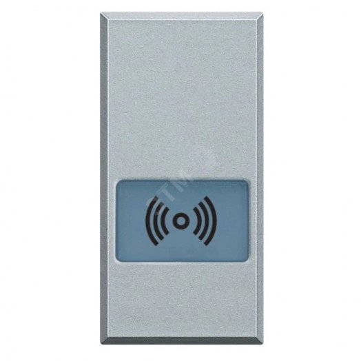 Axolute Клавиши с подсветкой для выключателей AXIAL 1 модуль символ Сигнализация алюминий