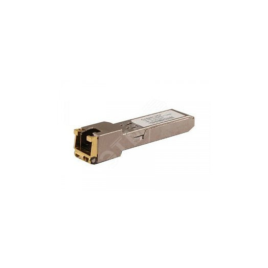 SFP модуль медный Gigabit Ethernet с разъемом RJ45,скорость 10/100/1000 Мбит/с. Расстояние передачи до 100м.  Размеры 13,8x13,7x68мм