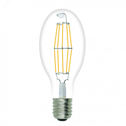 LED-ED90-40W/DW/E40/CL GLP05TR Лампа светодиодная, прозрачная. Дневной белый свет (6500K). Картон. ТМ Uniel